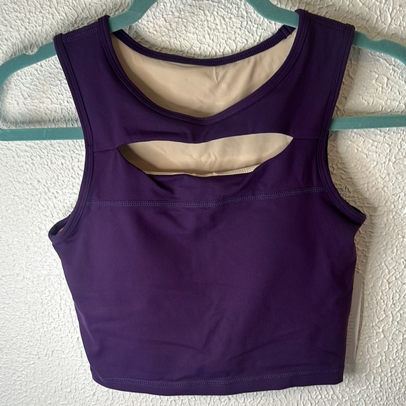 BuffBunny Purple Crop Top - Picture 1 of 8